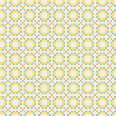 Soyut çapraz desenli üretken hesaplama sanatı çizimi