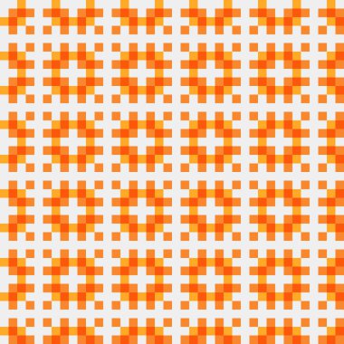 Soyut çapraz desenli üretken hesaplama sanatı çizimi