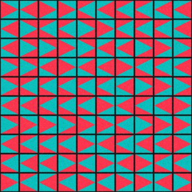 Üretken hesaplama dokusuna sahip soyut geometrik desen