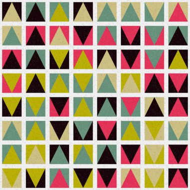 Soyut Geometrik Desen Üretken hesaplama sanatı, vektör illüstrasyonu