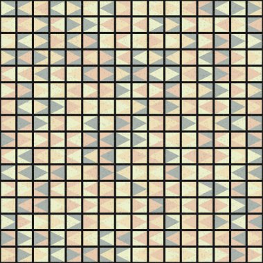 Soyut Geometrik Desen Üretken hesaplama sanatı, vektör illüstrasyonu