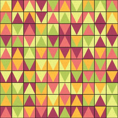 Soyut Geometrik Desen Üretken hesaplama sanatı, vektör illüstrasyonu