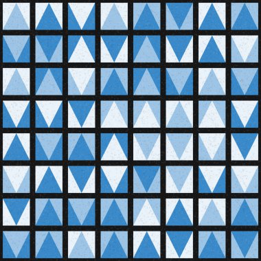 Soyut Geometrik Desen Üretken hesaplama sanatı, vektör illüstrasyonu