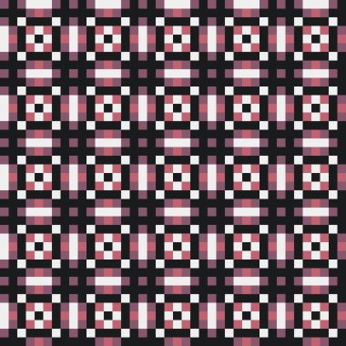 Soyut Çapraz Kusursuz Desensiz Desen vektör çizimi  