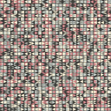 Üretken hesaplama dokusuna sahip soyut geometrik desen