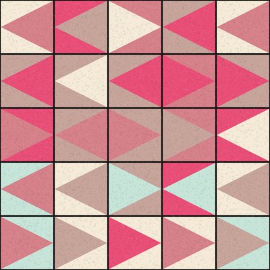 Üretken hesaplama dokusuna sahip soyut geometrik desen