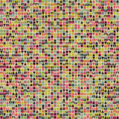 Üretken hesaplama dokusuna sahip soyut geometrik desen