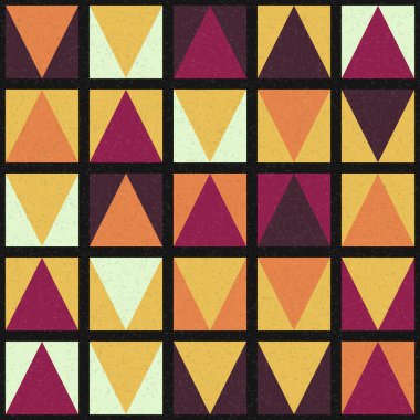 Soyut Geometrik Desen Üretken hesaplama sanatı, vektör illüstrasyonu