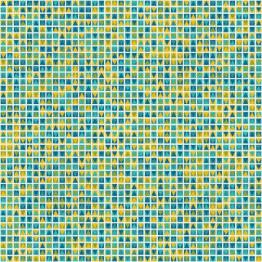 Soyut Geometrik Desen Üretken hesaplama sanatı, vektör illüstrasyonu