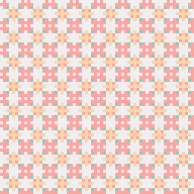 Soyut çapraz desenli üretken hesaplama sanatı çizimi 