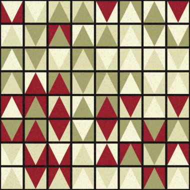 Üretken hesaplama dokusuna sahip soyut geometrik desen