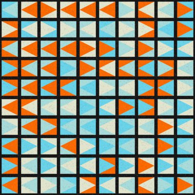 Soyut Geometrik Desen Üretken hesaplama sanatı, vektör illüstrasyonu