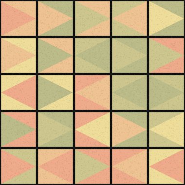 Soyut Geometrik Desen Üretken hesaplama sanatı, vektör illüstrasyonu