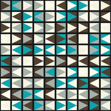 Üretken hesaplama dokusuna sahip soyut geometrik desen