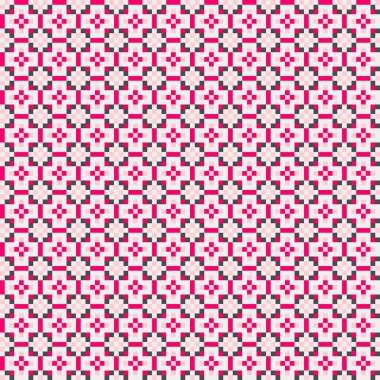 Soyut çapraz desenli üretken hesaplama sanatı çizimi