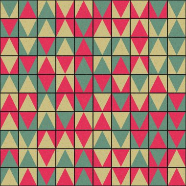 Soyut Geometrik Desen Üretken hesaplama sanatı, vektör illüstrasyonu