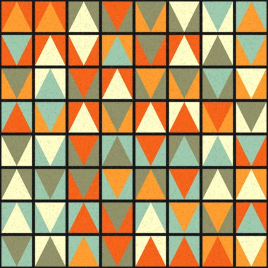 Soyut Geometrik Desen Üretken hesaplama sanatı, vektör illüstrasyonu