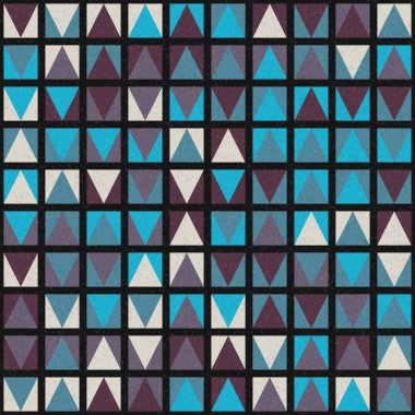 Soyut Geometrik Desen Üretken hesaplama sanatı, vektör illüstrasyonu