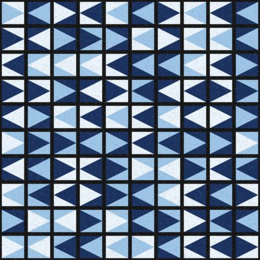 Üretken hesaplama dokusuna sahip soyut geometrik desen