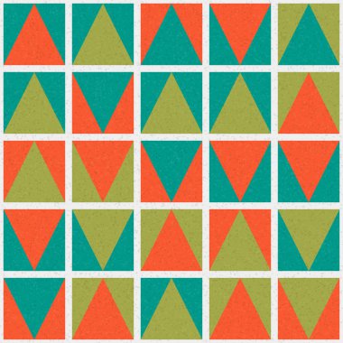 Üretken hesaplama dokusuna sahip soyut geometrik desen