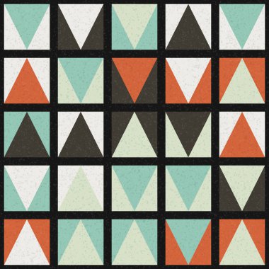 Üretken hesaplama dokusuna sahip soyut geometrik desen