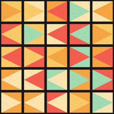 Soyut Geometrik Desen Üretken hesaplama sanatı, vektör illüstrasyonu