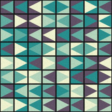 Üretken hesaplama dokusuna sahip soyut geometrik desen