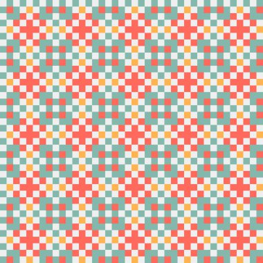 Soyut çapraz desenli üretken hesaplama sanatı çizimi