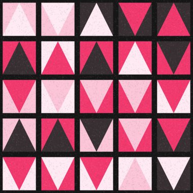 Soyut Geometrik Desen Üretken hesaplama sanatı, vektör illüstrasyonu