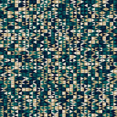 Üretken hesaplama dokusuna sahip soyut geometrik desen