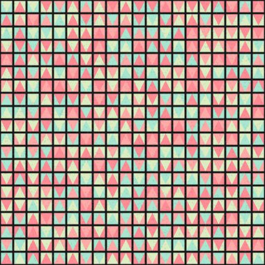 Üretken hesaplama dokusuna sahip soyut geometrik desen