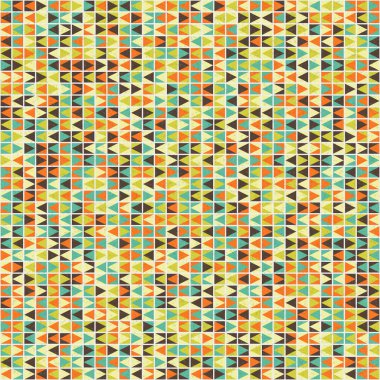 Soyut Geometrik Desen Üretken hesaplama sanatı, vektör illüstrasyonu