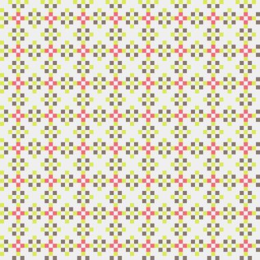 Soyut çapraz desenli üretken hesaplama sanatı çizimi