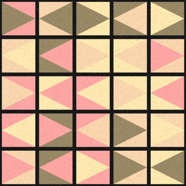 Üretken hesaplama dokusuna sahip soyut geometrik desen