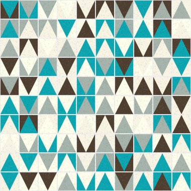 Soyut Geometrik Desen Üretken hesaplama sanatı, vektör illüstrasyonu