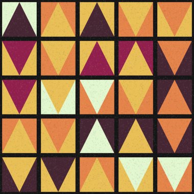 Üretken hesaplama dokusuna sahip soyut geometrik desen