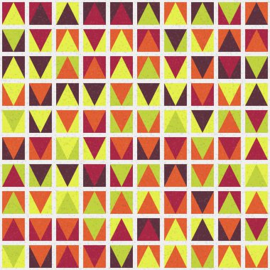 Soyut Geometrik Desen Üretken hesaplama sanatı, vektör illüstrasyonu