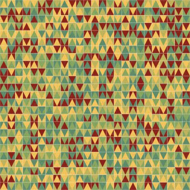 Soyut Geometrik Desen Üretken hesaplama sanatı, vektör illüstrasyonu