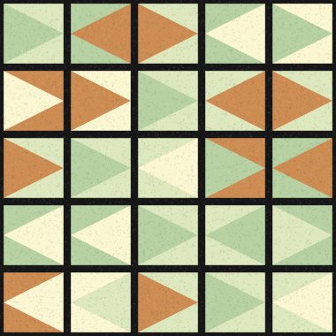 Soyut Geometrik Desen Üretken hesaplama sanatı, vektör illüstrasyonu