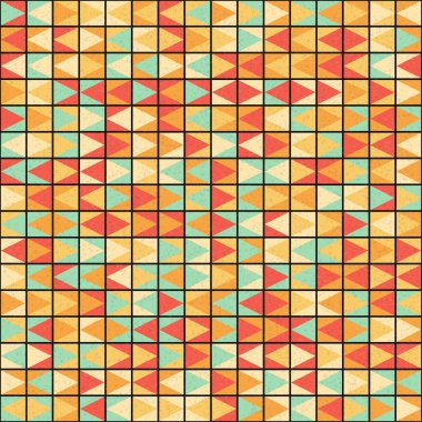 Soyut Geometrik Desen Üretken hesaplama sanatı, vektör illüstrasyonu