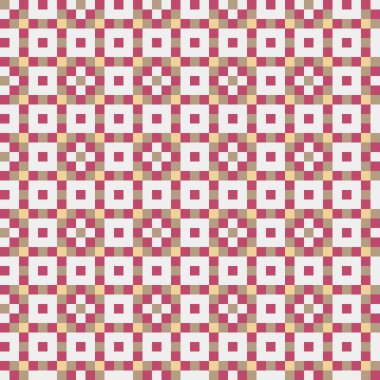 Soyut çapraz desenli üretken hesaplama sanatı çizimi 