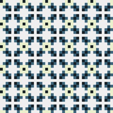 Soyut çapraz desenli üretken hesaplama sanatı çizimi 