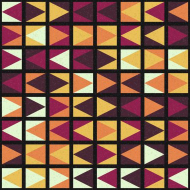 Soyut Geometrik Desen Üretken hesaplama sanatı, vektör illüstrasyonu