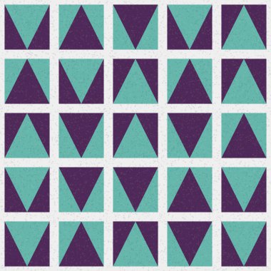 Soyut Geometrik Desen Üretken hesaplama sanatı, vektör illüstrasyonu