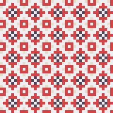 Üretken hesaplama dokusuna sahip soyut geometrik desen