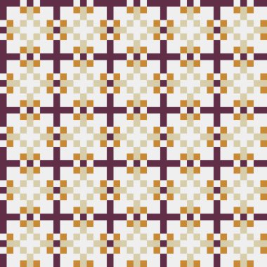 Soyut çapraz desenli üretken hesaplama sanatı çizimi