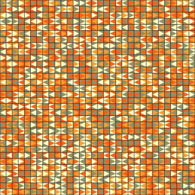 Soyut Geometrik Desen Üretken hesaplama sanatı, vektör illüstrasyonu