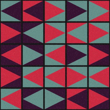 Üretken hesaplama dokusuna sahip soyut geometrik desen