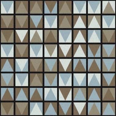 Soyut Geometrik Desen Üretken hesaplama sanatı, vektör illüstrasyonu