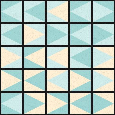 Soyut Geometrik Desen Üretken hesaplama sanatı, vektör illüstrasyonu